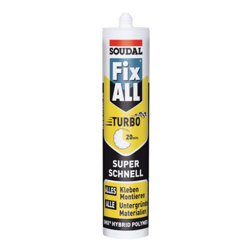 Soudal FIX ALL Fix ALL TURBO 290ml schnelle Verklebung