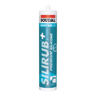 Soudal Fliesensilikon Silirub+ S7000 transparent 300 ml