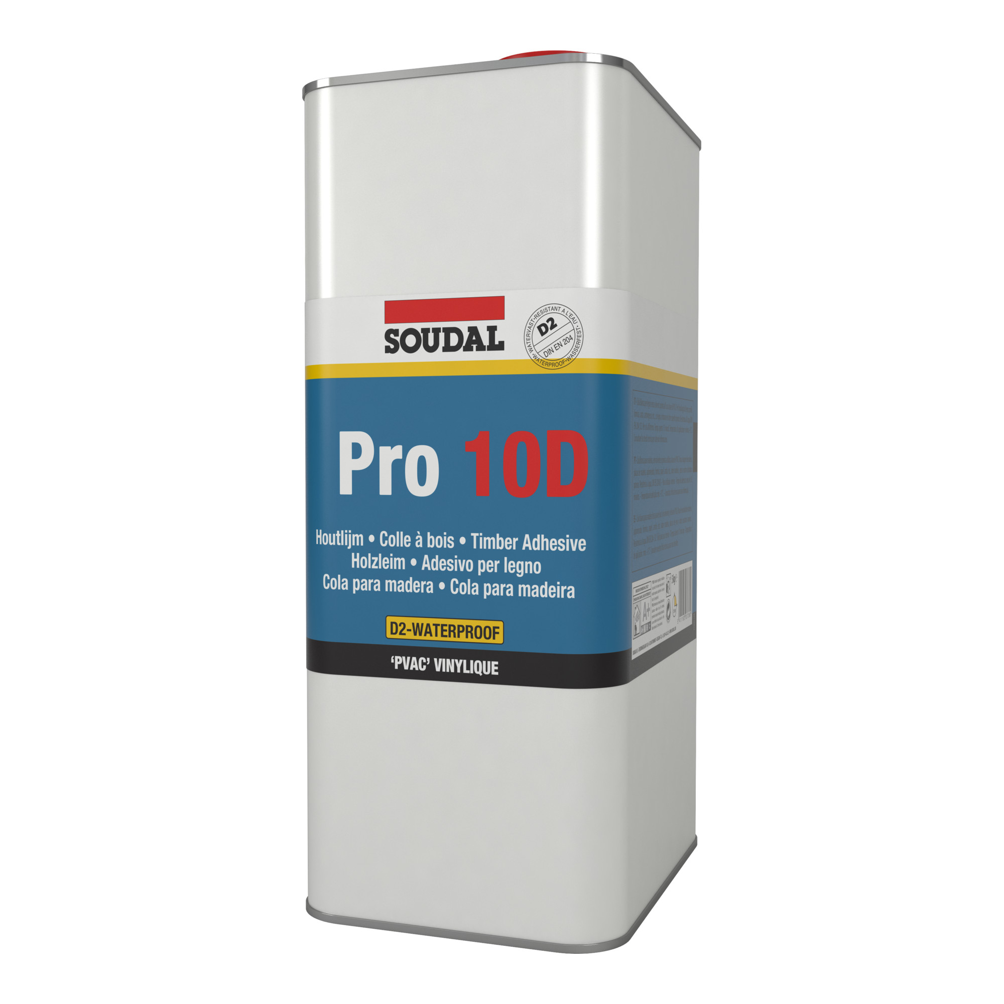 Soudal Holzleim Pro 10D weiss 5 kg