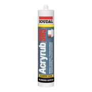 Soudal peintre acrylique Acryrub SWS blanc intérieur 310 ml