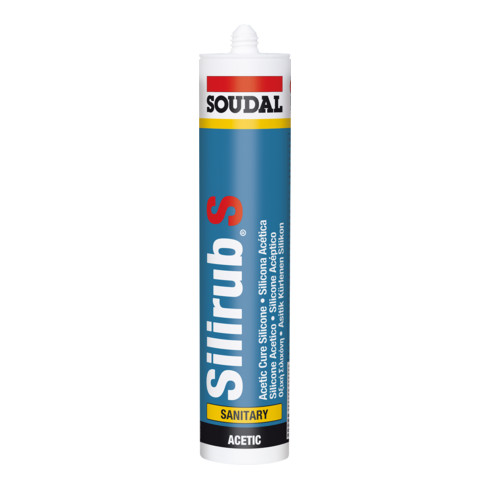 Silirub S 300 ml Silirub Soudal silicone wet cell