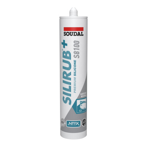 Soudal Silicone Silirub+ S8100 300ml Transparent