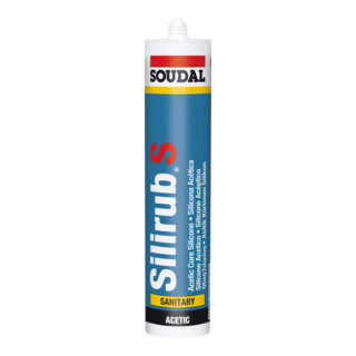 Soudal Silikon Nasszelle Silirub S schwarz 300 ml