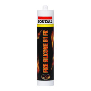 Soudal Silikondichtstoff Fire Silicone B1 FR grau 310 ml-1