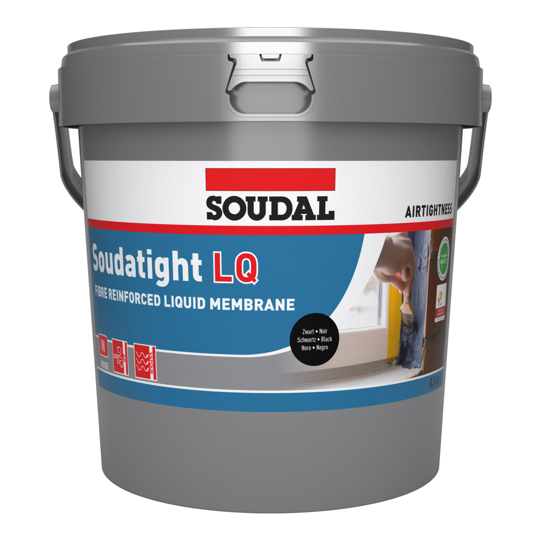 Soudal Soudatight LQ 4,5kg Blau (Schwarz nach Trockung)