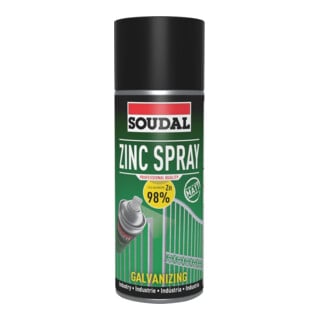 Soudal Spray Zinc Mat 400 ml 400ml+P2234:R2234O223P223