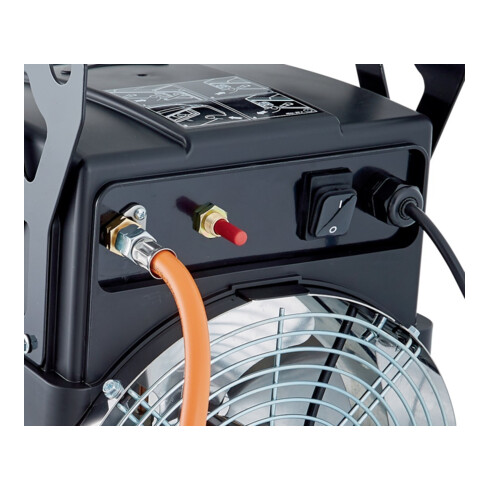 Soufflerie de chauffage à gaz 15-31,4 kW réglable inox