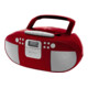 Soundmaster Boombox DAB+ SCD7800RO rouge CD MP3 USB cassette