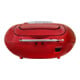 Soundmaster Boombox DAB+ SCD7800RO rouge CD MP3 USB cassette