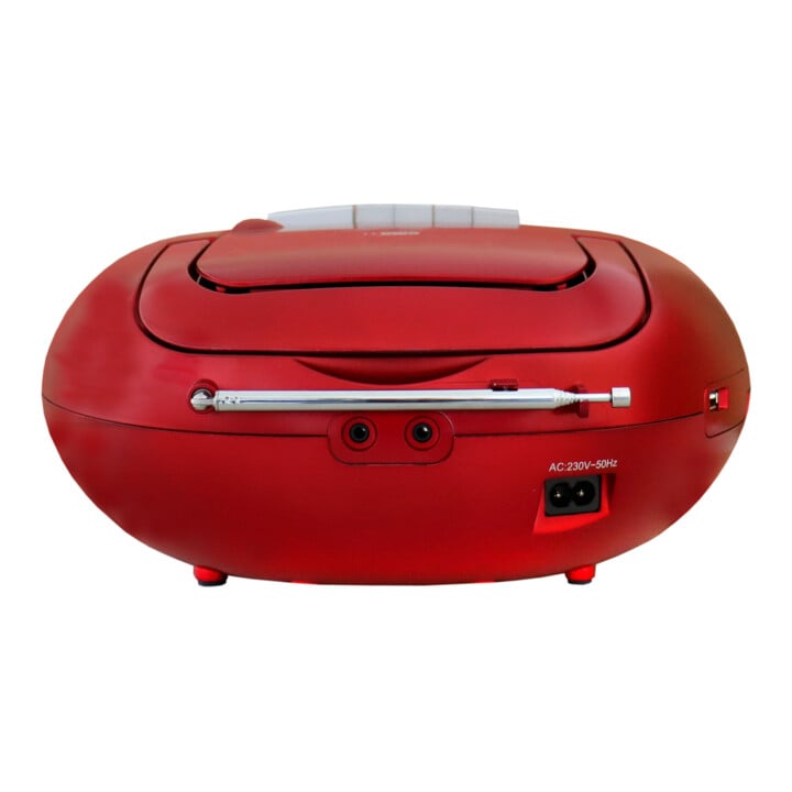 Soundmaster Boombox DAB+ SCD7800RO rouge CD MP3 USB cassette