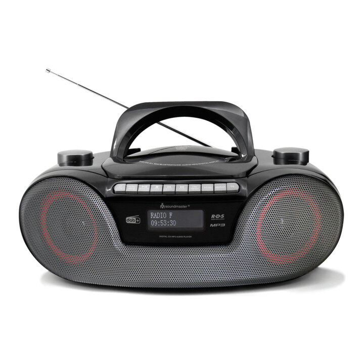 Soundmaster Boombox SCD8300SW CD MP3 USB schwarz