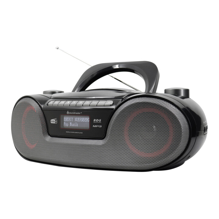 Soundmaster Boombox SCD8300SW CD MP3 USB schwarz
