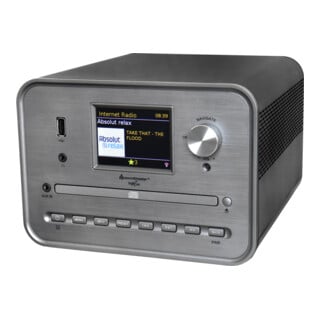 Soundmaster Centre stéréo musique ICD1050SW WiFi BT DAB+ argent