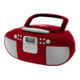 Soundmaster DAB+ Boombox SCD7800RO rot CD MP3 USB Kassette