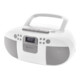 Soundmaster DAB+ Boombox SCD7800WE CD MP3 USB Kassette weiß