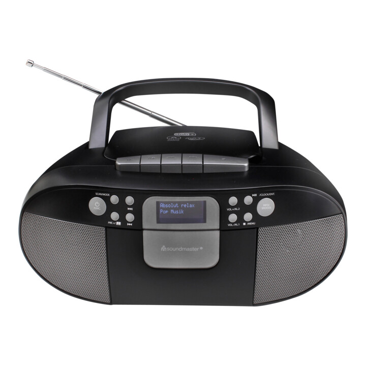 Soundmaster DAB+/CD Boombox SCD7800SW schwarz
