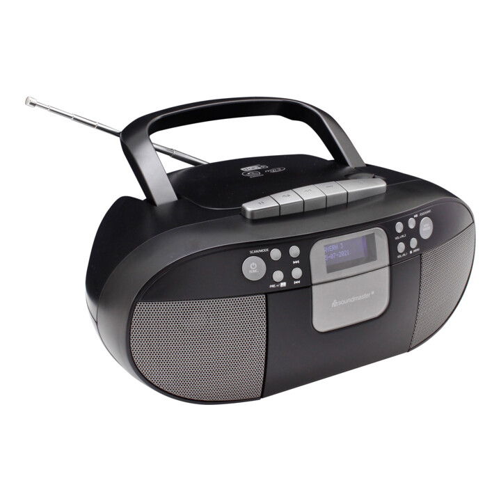 Soundmaster DAB+/CD Boombox SCD7800SW schwarz