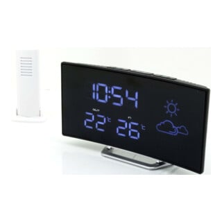 Soundmaster Funkuhrenweckradio FUR100 schwarz Wetterstation PLL-Tuner