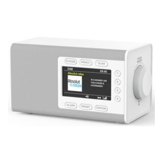 Soundmaster Radio DAB+ DAB900WE écran couleur 4,3" blanc