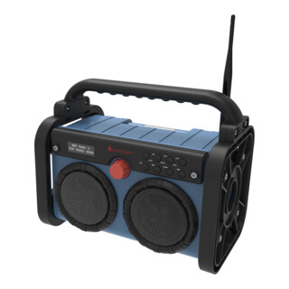 Soundmaster Radio de chantier DAB85BL DAB+/FM Bluetooth noir-bleu