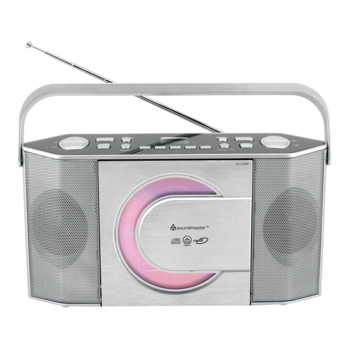 Soundmaster Radio stéréo portable RCD1755SI argent