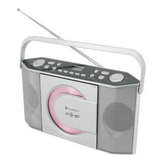 Soundmaster Stereo-Kofferradio RCD1755SI silber