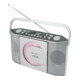 Soundmaster Stereo-Kofferradio RCD1755SI silber