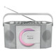 Soundmaster Stereo-Kofferradio RCD1755SI silber