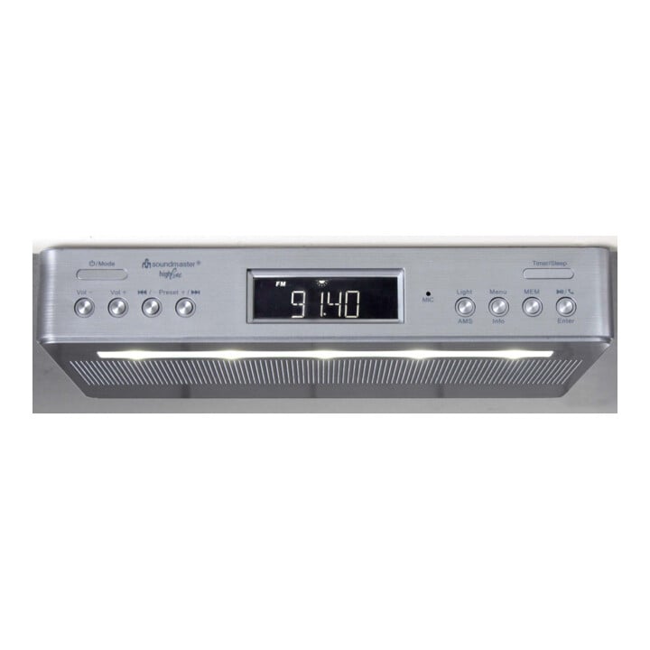 Soundmaster UB-Küchenradio DAB+/UKW UR2045SI silber Bluetooth Kochtimer