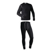 Sous-vêtements thermofonctionnels taille XL/7 noir 55 % coton / 45 % nylon