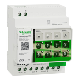 SpaceLogic KNX DALI Broadcast Master MTN6725-0005S