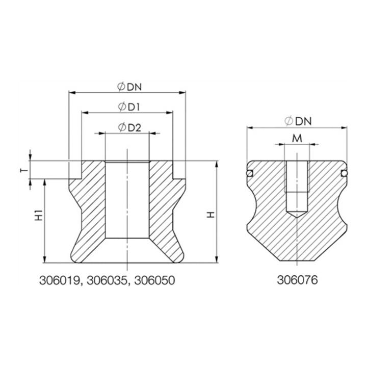 Spann-Nippel Nr.6370 20-001 f.Spannmodule K20