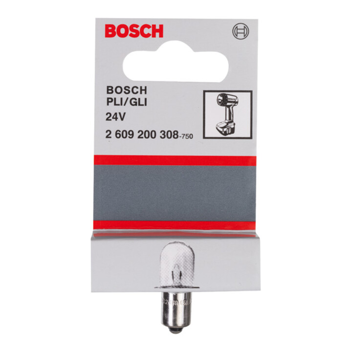 Spanning Bosch gloeilamp 24 V