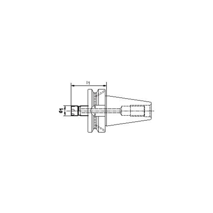 Spannzangenfutter Mini DIN ISO 7388-2 AD BT50 ER16M A100 FORTIS