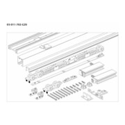 Spanplattenschraube H Pocket 1T 2050mm SET