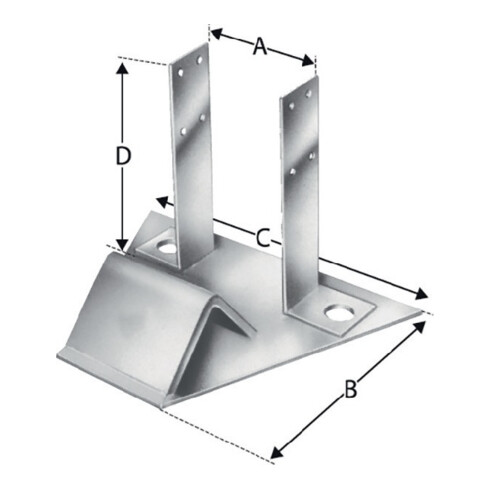 Sparrenhalter ETA 07/0317 SHB80 G-B stückverzinkt SIMPSON STRONG TIE