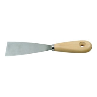 Spatule de peindre avec manche plat ovale en bois