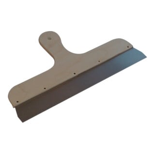 Spatule de surface IQS  manche en bois et lame en acier polie