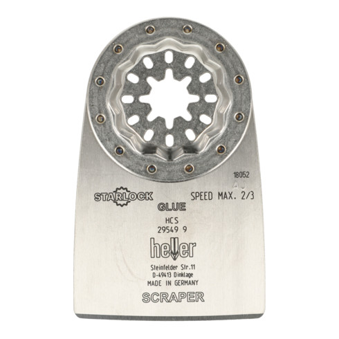 Spatule Heller Starlock Blades, stable, pour colle, 34 x 50 x 0.8 mm