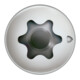 Spax Acier inoxydable 3 x 20 mm Tête fraisée bombée T-STAR plus Filetage complet Pointe S A2 inoxydable