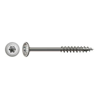Tête de plaque Spax en acier inoxydable T-STAR plus filetage complet 4CUT