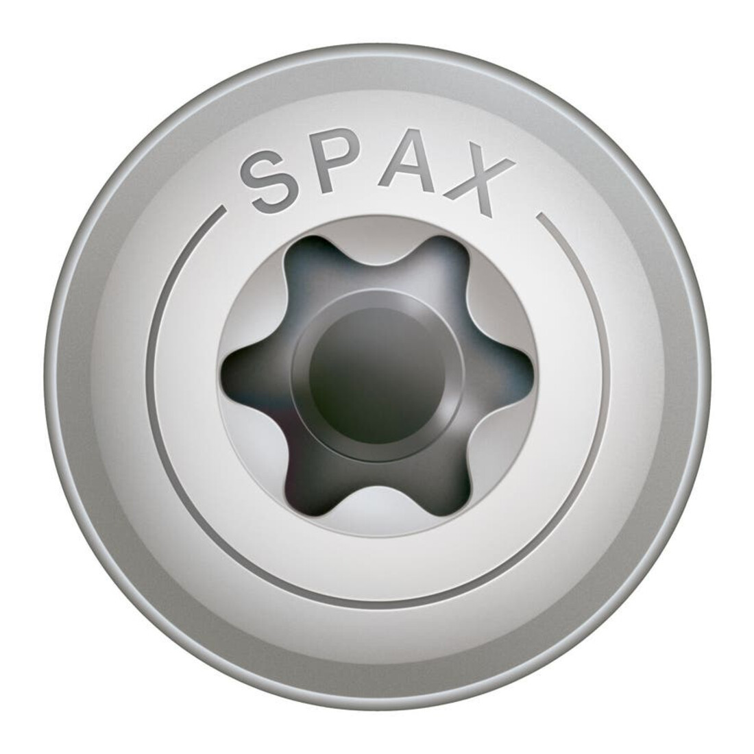 Spax Acier inoxydable 6 x 140 mm Tête disque T-STAR plus Filetage partiel 4CUT A2 inoxydable