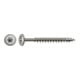 Spax Acier inoxydable 8 x 120 mm Tête disque T-STAR plus Filetage complet 4CUT A2 inoxydable