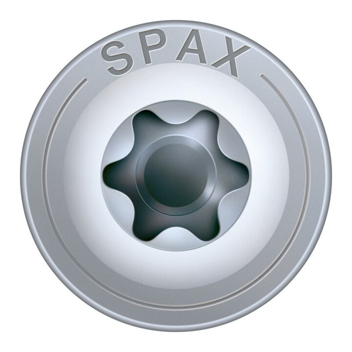 Spax ART 88193 Tellerkopf Stahl geh. 10 x 100/80 -T50 WIROX gal Zn S