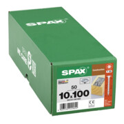 Spax ART 88193 Tellerkopf Stahl geh. 10 x 100/80 -T50 WIROX gal Zn S-5