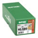 Spax ART 88193 Tellerkopf Stahl geh. 10 x 120/80 -T50 WIROX gal Zn S