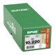 Spax ART 88193 Tellerkopf Stahl geh. 10 x 220/80 -T50 WIROX gal Zn S