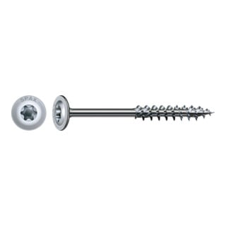 Tête de plaque Spax en acier inoxydable T-STAR plus filetage complet 4CUT