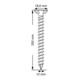 Spax ART 88196 Seko mit Fräsrippen und Cutsp. St. WIROX 12 x 350 -T50 gal Zn S