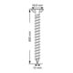 Spax ART 88196 Seko mit Fräsrippen und Cutsp. St. WIROX 12 x 600 -T50 gal Zn S